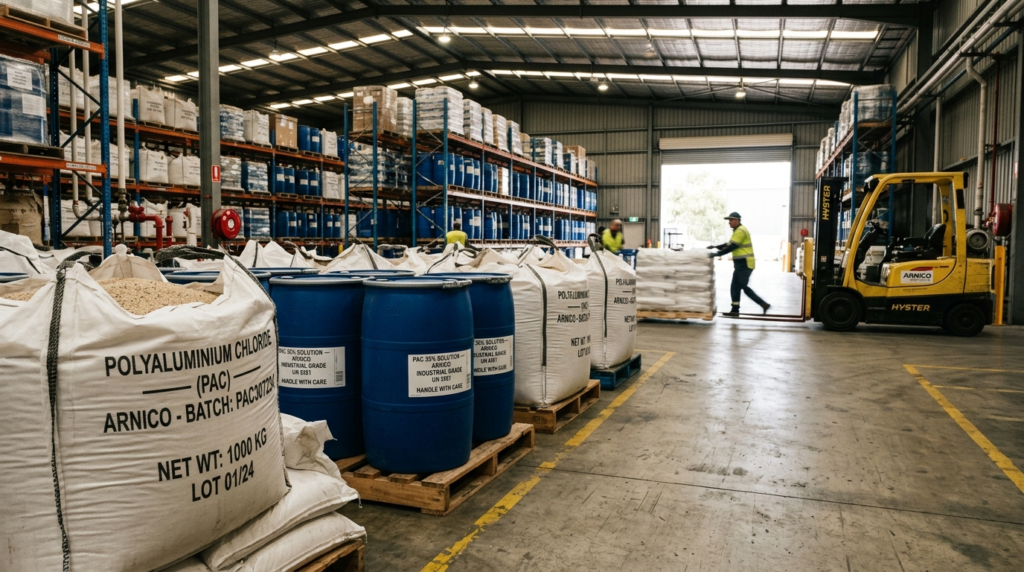 A comprehensive guide to Poly Aluminum Chloride price and purchase showing bag and drum packaging